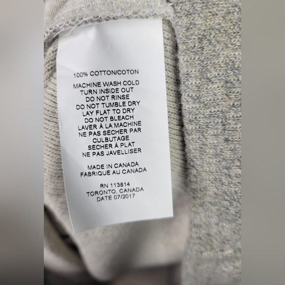 Billy Reid 100% Cotton Sweater Dress block design gray beige size Women’s M - Picture 5 of 8